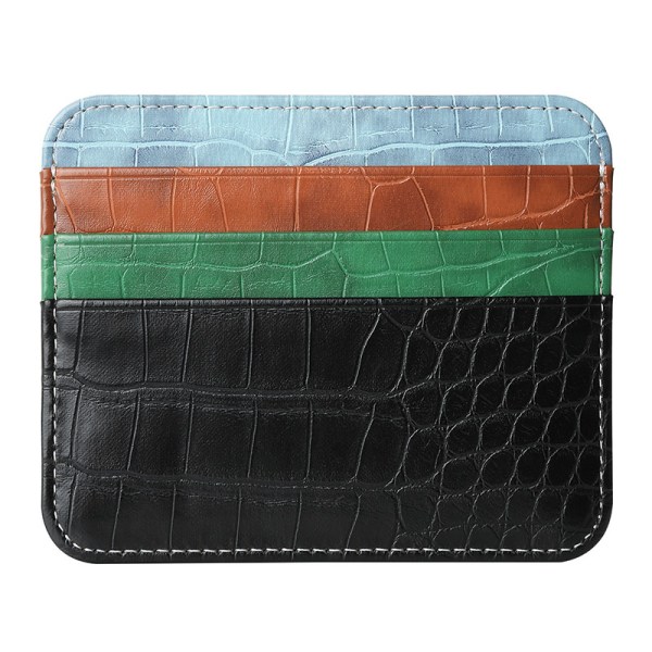 Wholesale pu leather card holder for women men