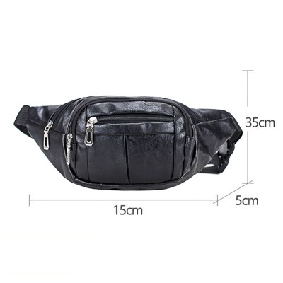 size of leather fanny pack