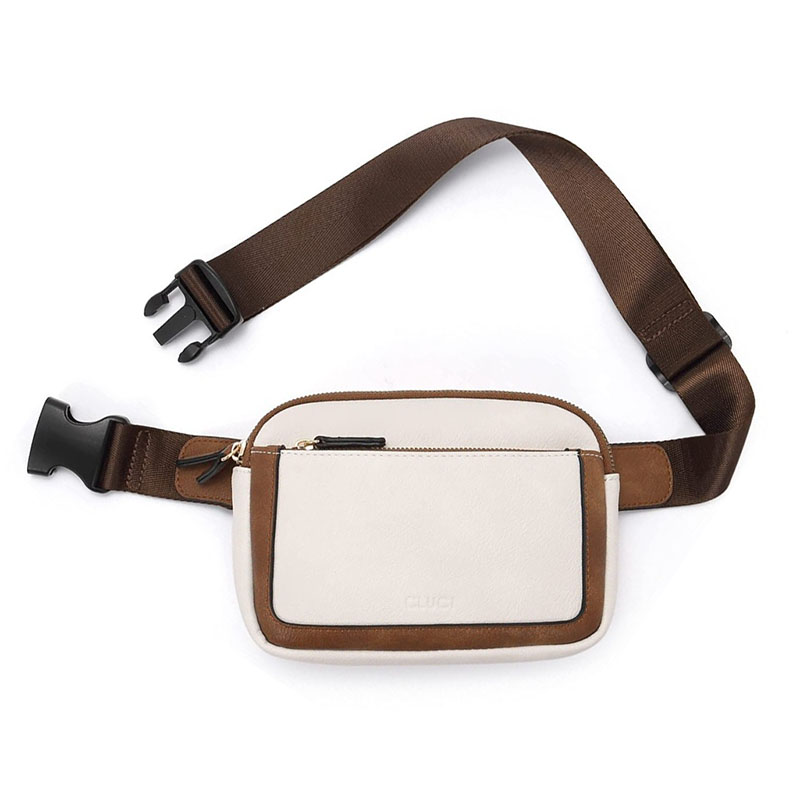 Wholesale pu leather fanny pack for womens