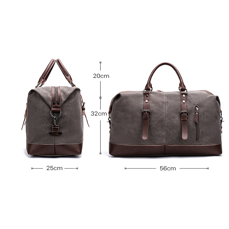 canvas travel bags custom