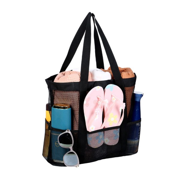 Large capacity mesh swimming bag