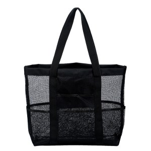 Large capacity pocket mesh swim bag wholesale