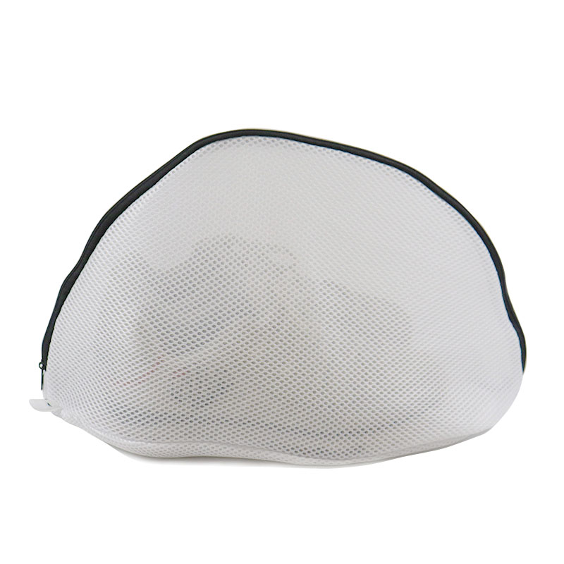 Custom polyester mesh zipper bags for wash shoes