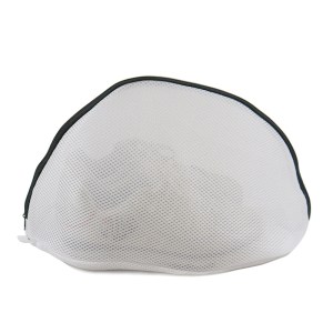 Custom polyester mesh zipper bags for wash shoes