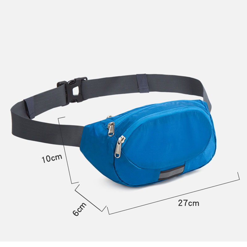 nylon belt bag size