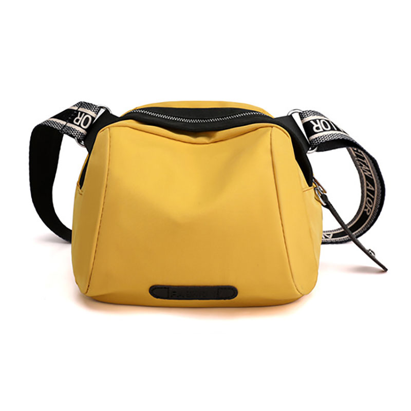 Yellow mini small nylon crossbody bag wholesale