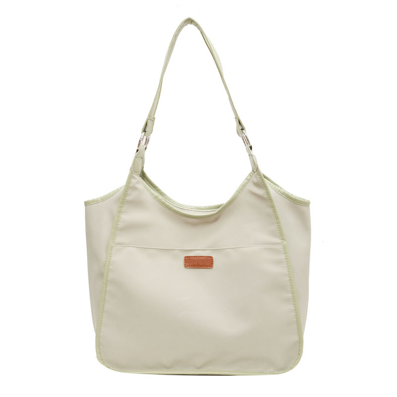 Custom women large nylon tote bag with zipper