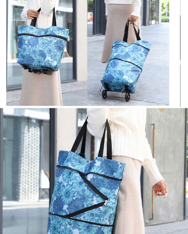 shopping bag with wheels