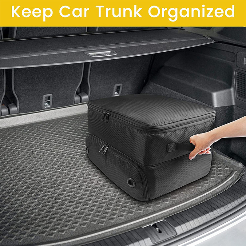 travel duffel bag with shoe compartment