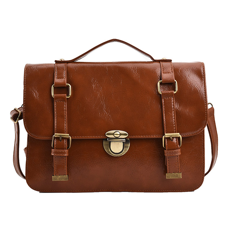pu leather messenger bag
