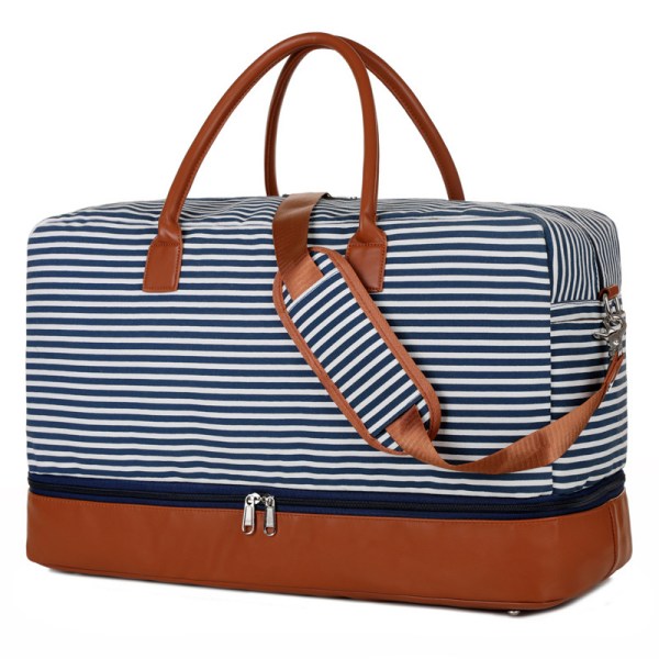Sports fitness bag with shoe compartment