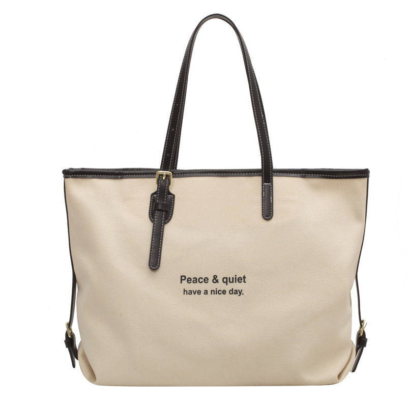 Designer canvas tote bag