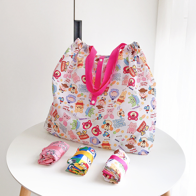 Polyester cartoon shopping bags wholesale