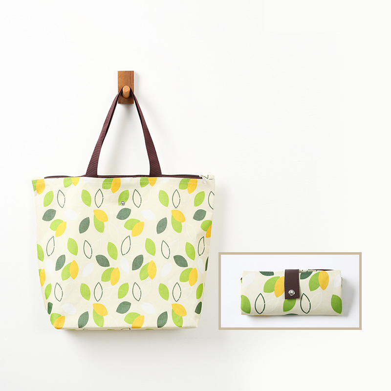 Waterproof oxford foldable shopping bag wholesale