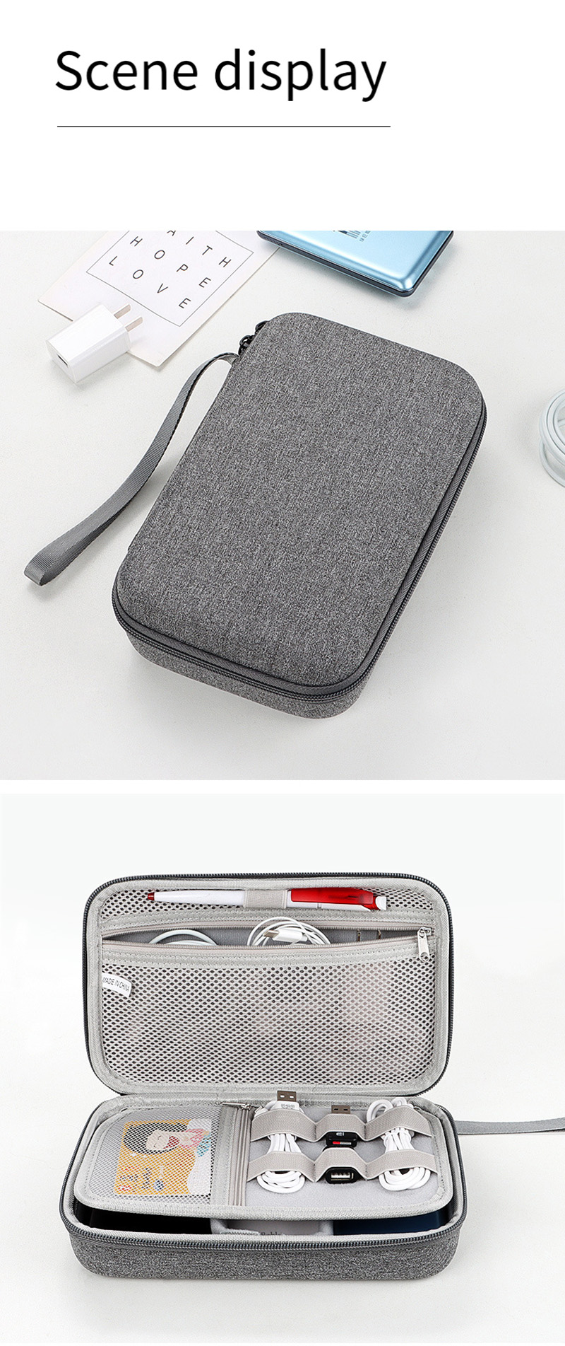 cable organiser bag kmart