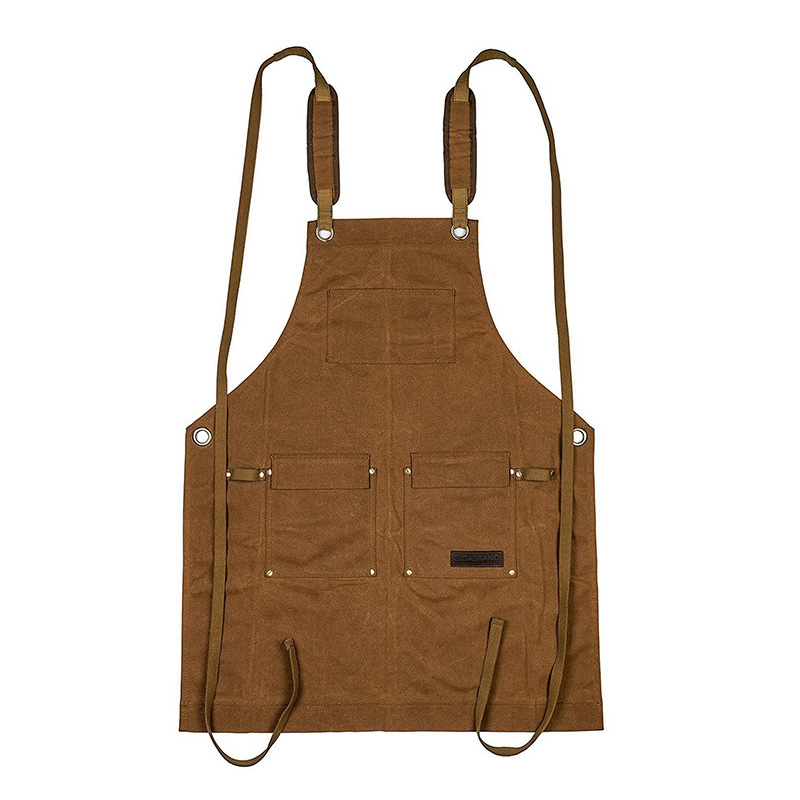 Canvas woodworking apron
