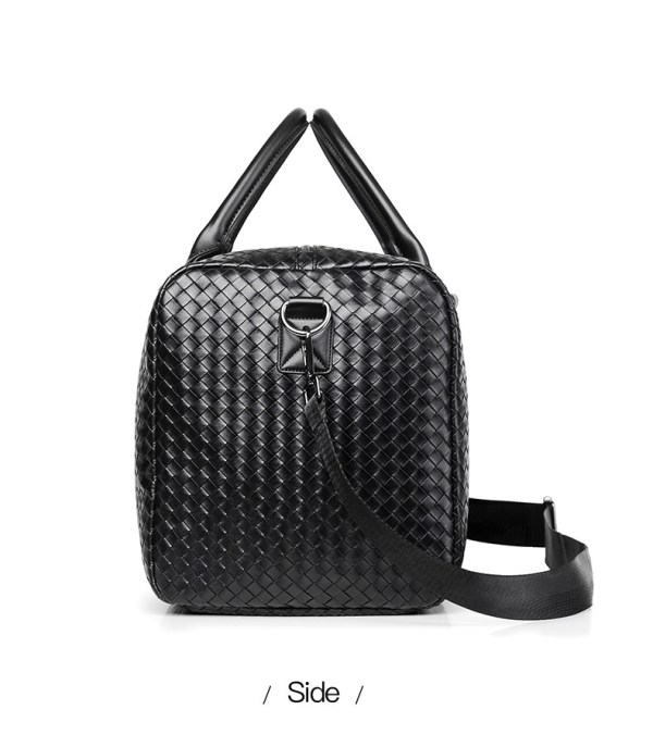 faux leather duffle bag mens