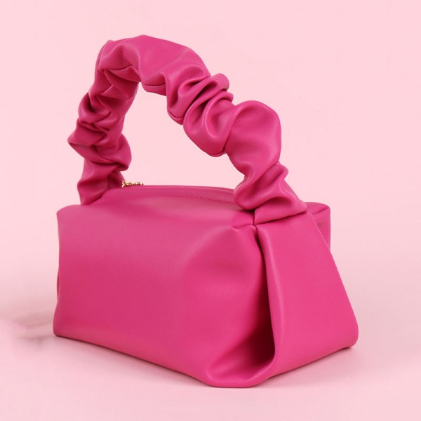 Rose red cosmetic bag