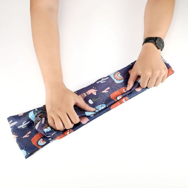 Portable polyester tote bag