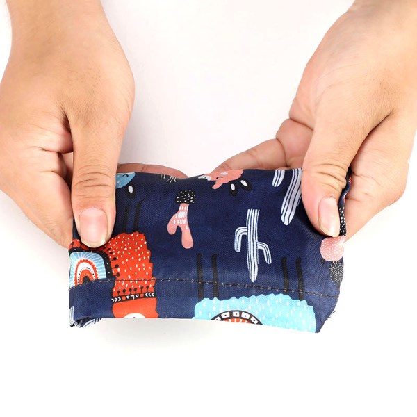 Foldable polyester tote bag
