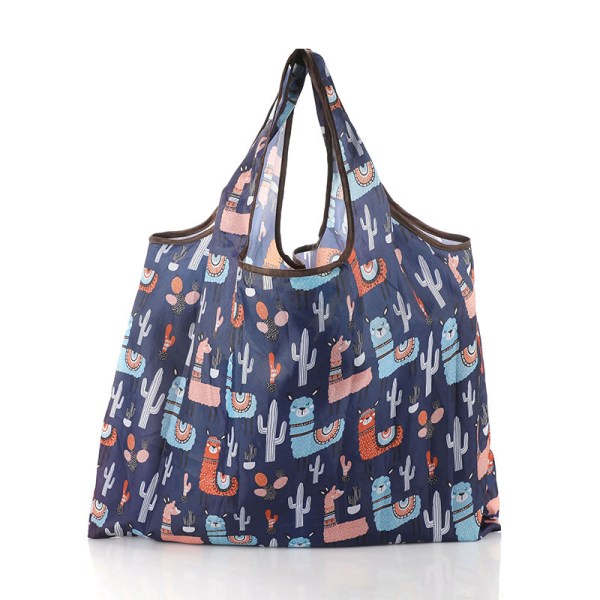 Foldable portable polyester tote bag wholesale
