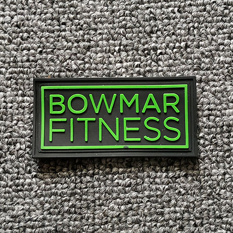 Customized bag rubber badge
