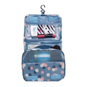 Custom korean toiletry bag with hanging hook