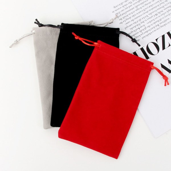 Packing drawstring pocket