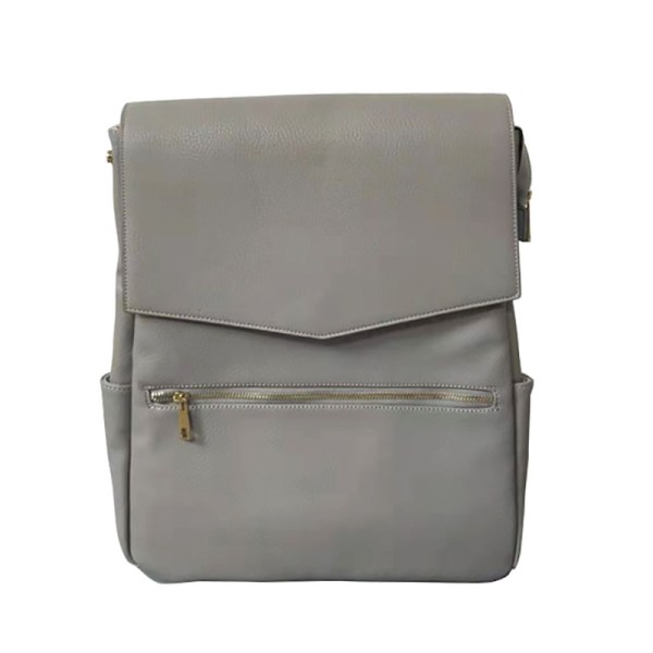 Customize pu leather tote diaper bag organizer