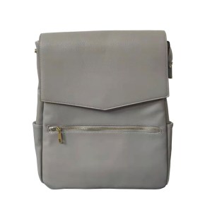 Customize pu leather tote diaper bag organizer
