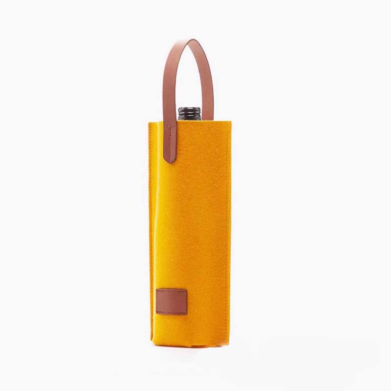 yellow wine cooler bag