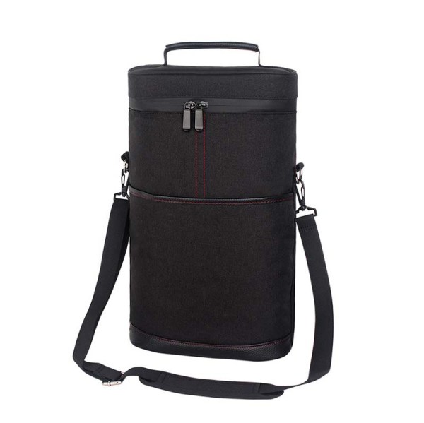 Portable drum black wine cooler bag supplies