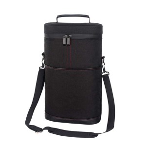 Portable drum black wine cooler bag supplies